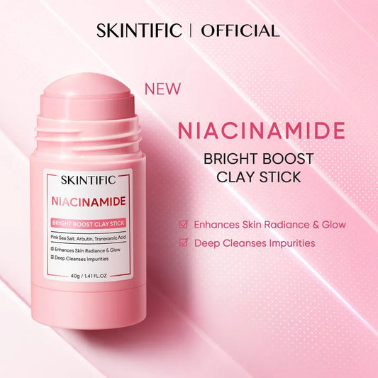 SKINTIFIC - Niacinamide Bright Boost Clay Stick